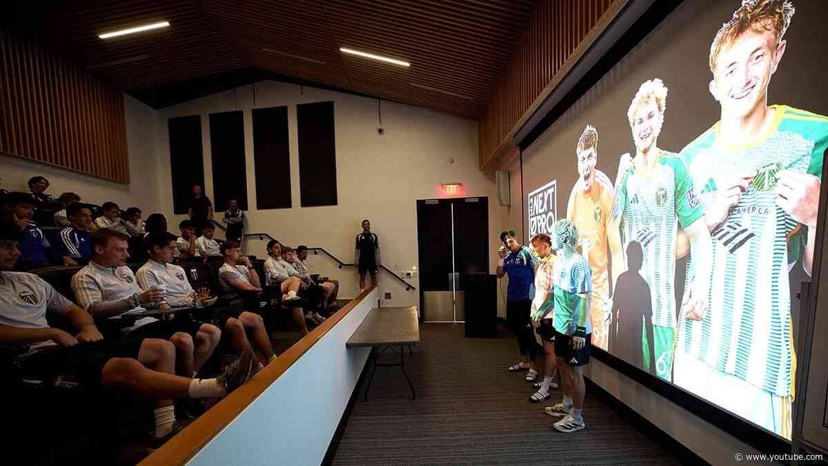 Timbers2 players find out they're on the 2026 MLS NEXT Pro Best XI
