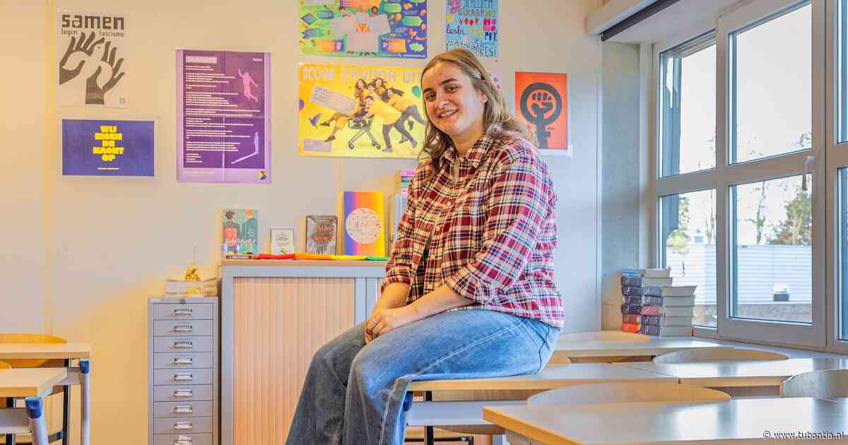 Eva is biseksueel en zet zich als docent in voor acceptatie lhbti’ers op school: ‘Vaak denk ik: laat ook maar’