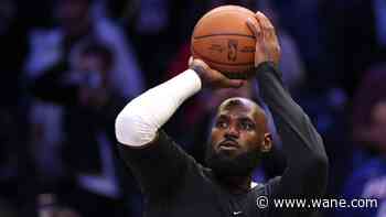 LeBron James has a strong first half for the 76ers in his first appearance with his new team