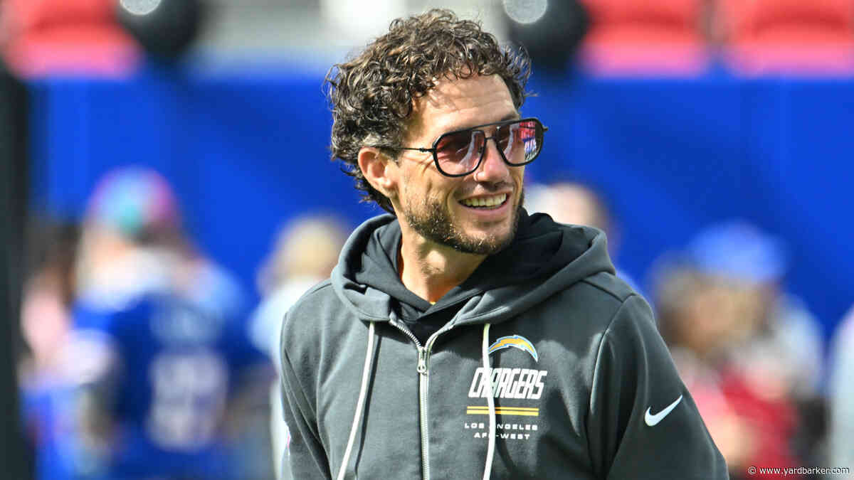 Chargers OC Mike McDaniel addresses job security amid Jim Harbaugh, firing rumors