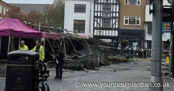 What happens next to Kingston’s Christmas Market after fire tears through stalls
