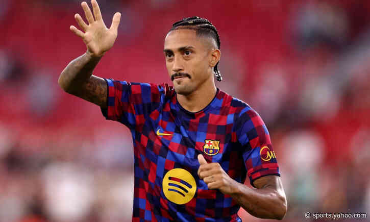 Barcelona suffer Raphinha injury blow as Hansi Flick rules forward out of next two games