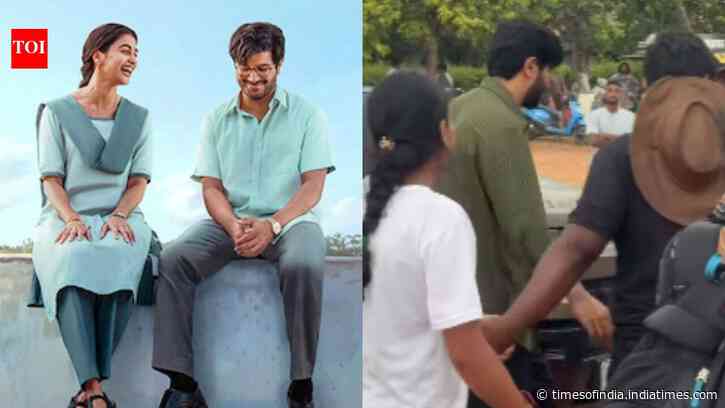 Dulquer Salmaan’s team struggles to control crowd during ‘Sri Sri’ shoot in Vizag