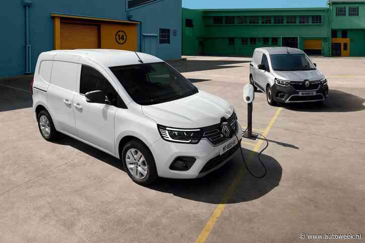 Elektrische Renault Kangoo verbeterd: sterker, meer rijbereik, sneller laden