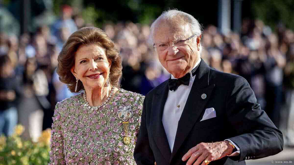 Dieses Präsent erhielten König Carl & Silvia zum Ehejubiläum