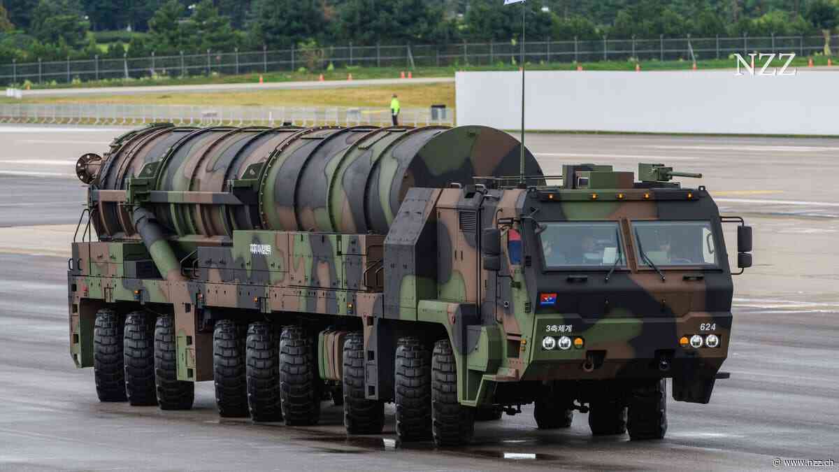 Südkorea testet eine Hyperschallrakete – und sendet damit eine Botschaft an den Norden