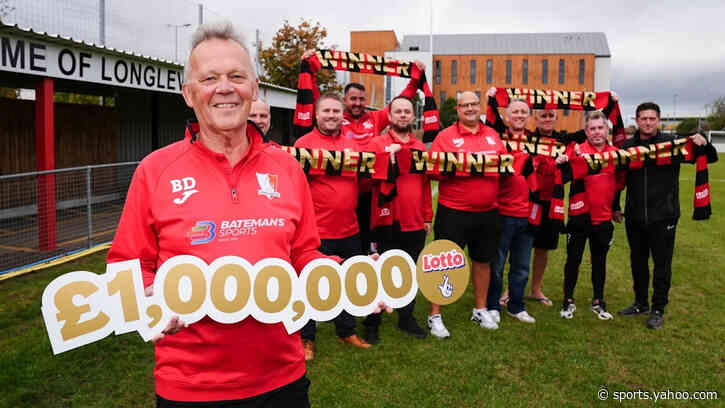 Amateur football club wins £1m Lotto jackpot after 30 years of playing the same numbers