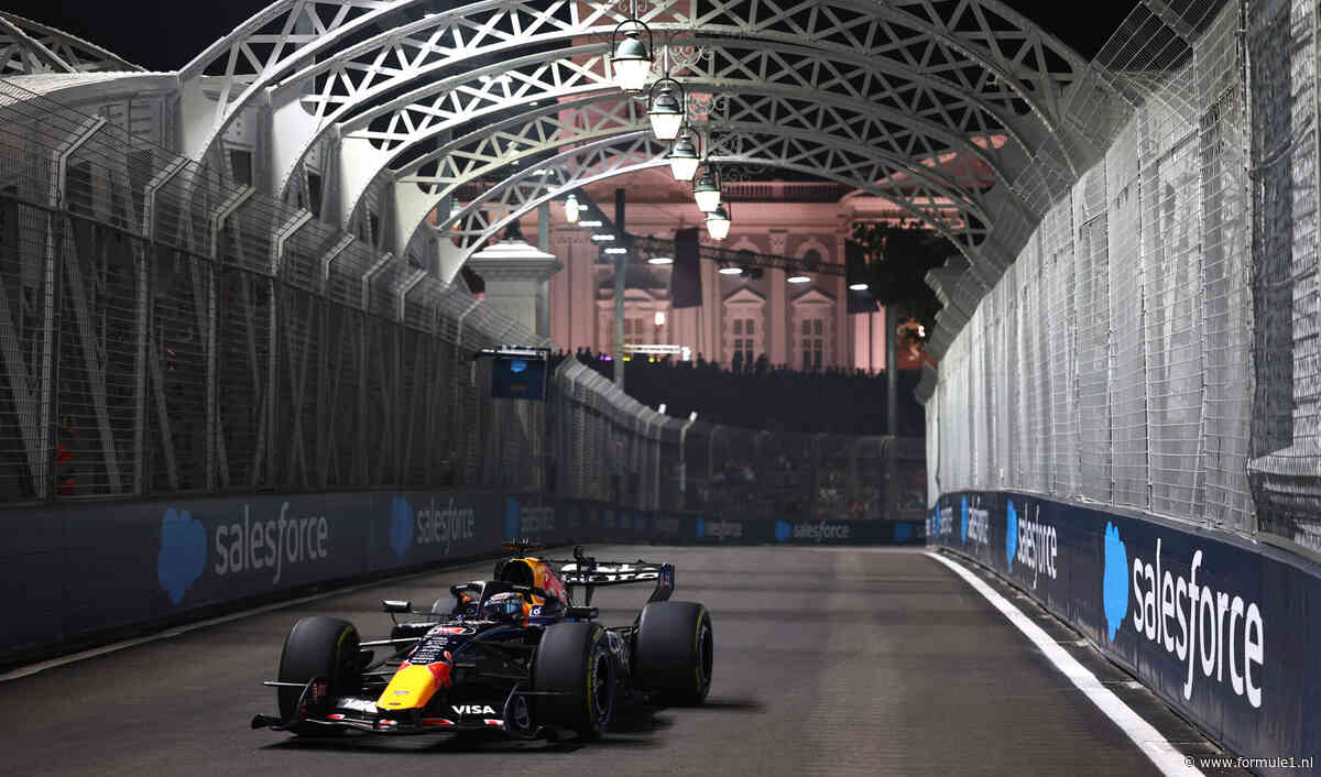 Sprintkwalificatie GP Singapore: Max Verstappen dominant tijdens spannende sessie