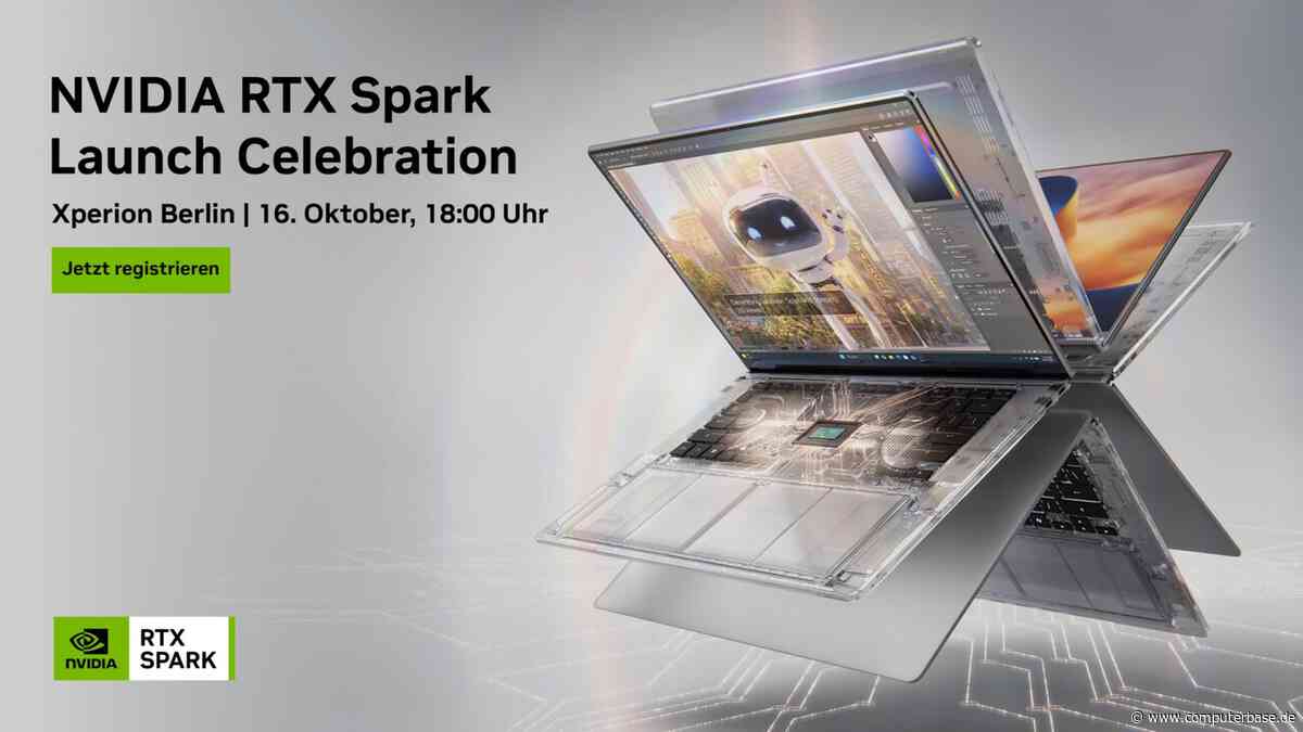 RTX Spark: Nvidia lädt am 16. Oktober zur „Launch Celebration“ in Berlin