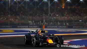 Verstappen on pole for sprint race at Singapore GP