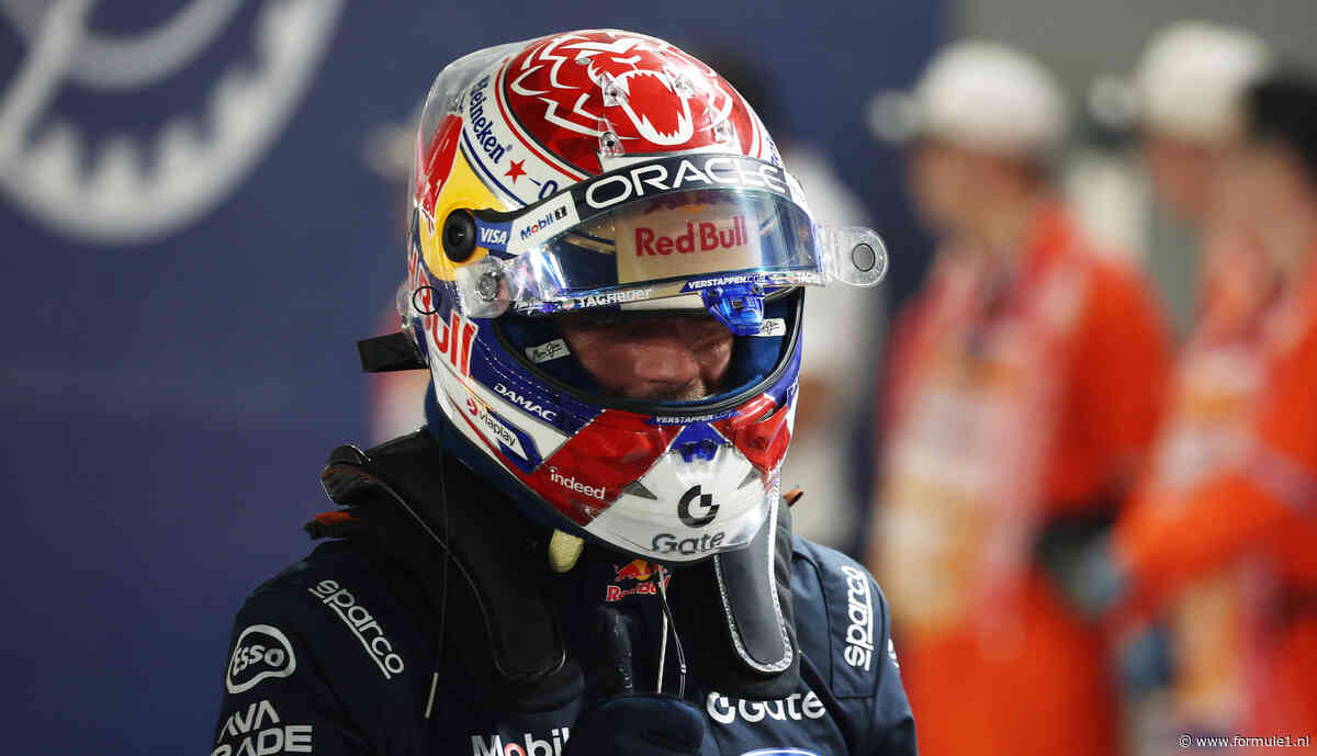 Max Verstappen trotseert hitte in Singapore, pakt eerste sprintpole: ‘Was als sporten in een sauna’