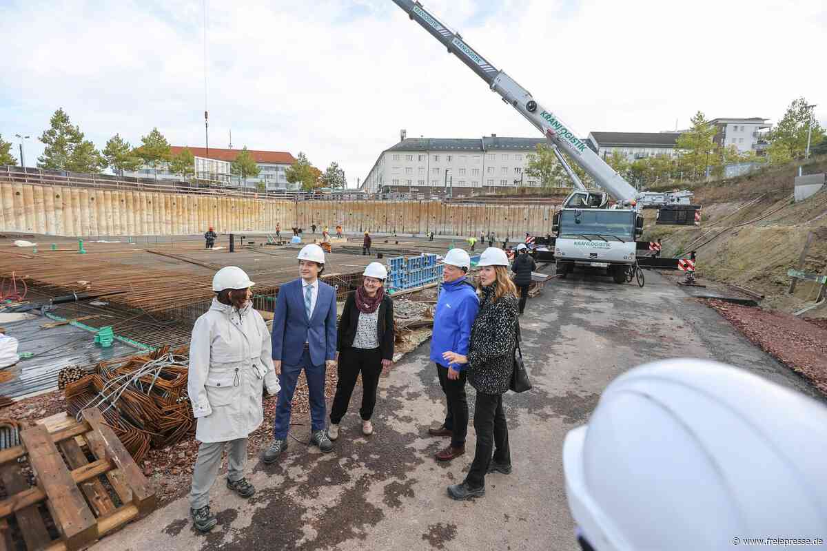 Besuch auf der Mega-Baustelle der TU Chemnitz