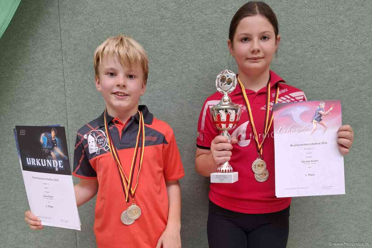 Schlettauer Tischtennis-Nachwuchs glänzt auf Bezirksebene