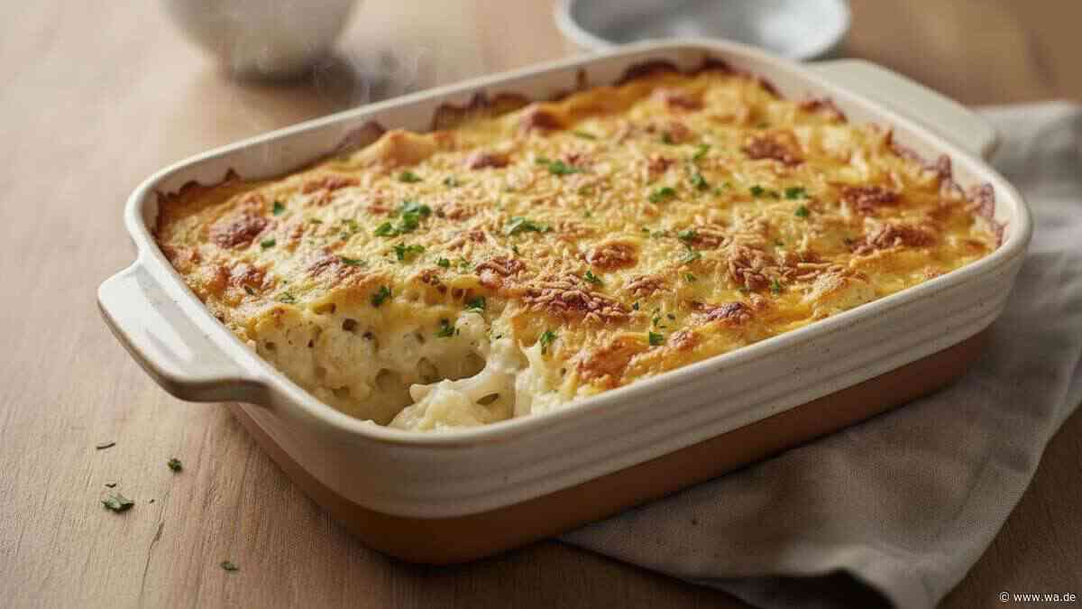 Wohlfühlküche aus dem Ofen: Blumenkohl-Käse-Auflauf für die ganze Familie