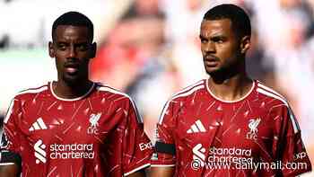 Alexander Isak and Cody Gakpo both ruled out of Liverpool's crunch clash with Man City with injury - as Andoni Iraola opens door to Lewis Koumas