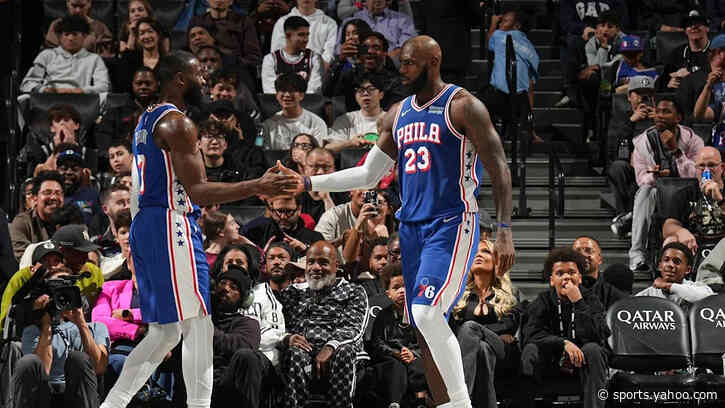 Sixers' starters all together in preseason, take ‘first step in the journey'