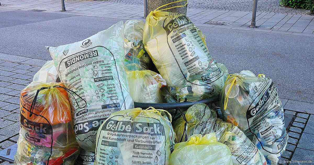 Abfuhr von Gelben Säcken im Kreis Bamberg verschoben: Zwei Orte betroffen