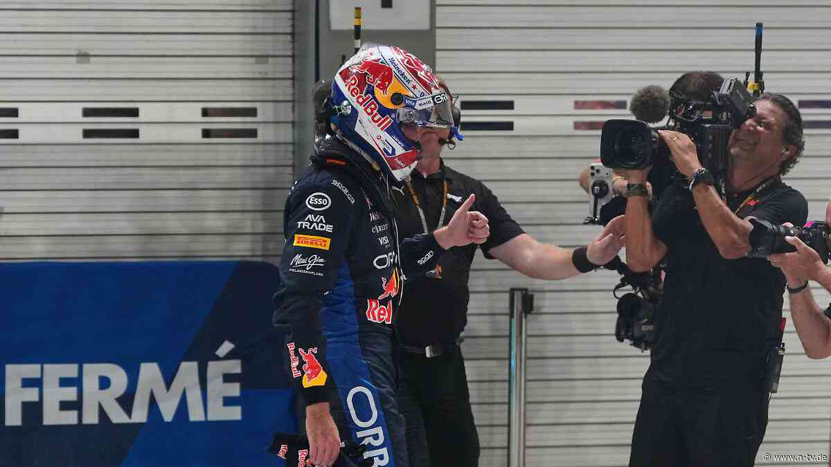 Red-Bull-Star muss noch zittern: Verstappen rast im nächsten Formel-1-Chaos auf Sprint-Pole