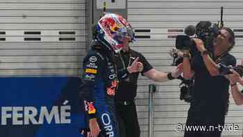 Red-Bull-Star muss noch zittern: Verstappen rast im nächsten Formel-1-Chaos auf Sprint-Pole