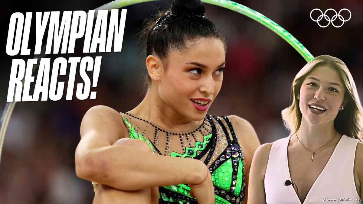 Milena Baldassarri Reacts to Her Olympic Routines! | Paris 2024 & Tokyo 2020