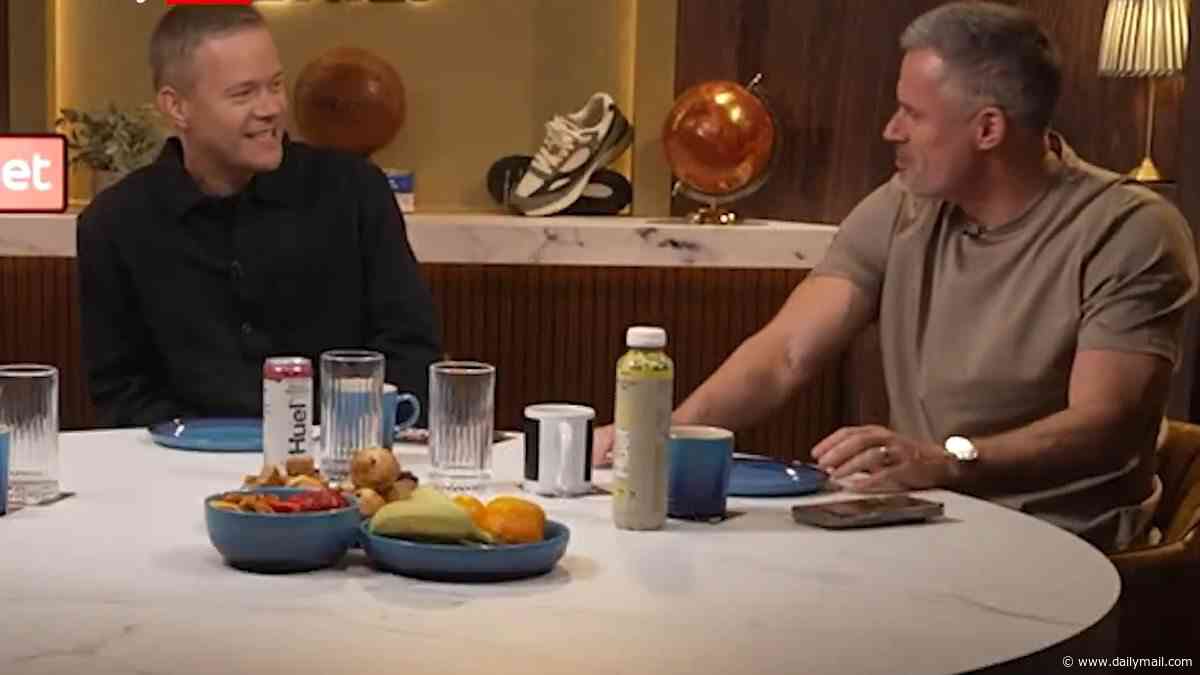 Jamie Carragher and Mark Goldbridge trade 'policeman fraud', 'sell-out' and 'punditry career' jibes in awkward start to Gary Neville's big-money new podcast slate