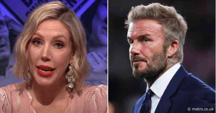 Katherine Ryan takes aim at David Beckham after apologising for ‘offensive’ Victoria joke