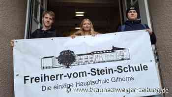 Ein letzter Gruß von 400 Schülern, bevor diese Gifhorner Schule Geschichte wird