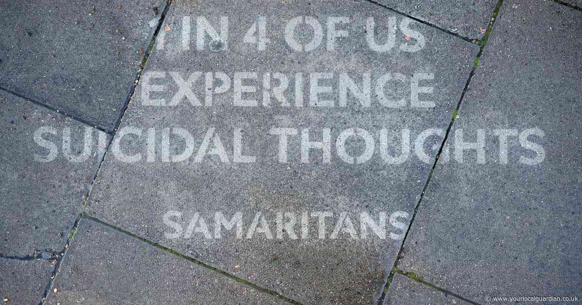 New Samaritans grafitti aims to help those experiencing suicidal thoughts.