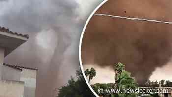 Tornado raast over Sicilië en richt grote schade aan