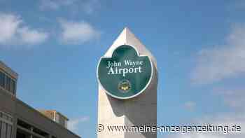Großeinsatz am John-Wayne-Flughafen wegen Amokfahrt eines Flugpassagiers auf dem Rollfeld