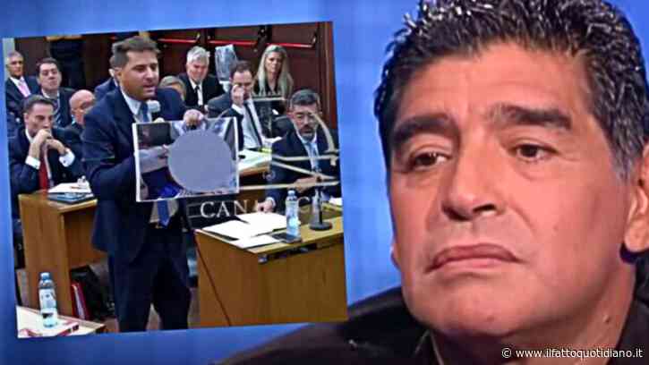 “Guardate, così è morto Maradona. Questa immagine è ciò che gli hanno fatto”: il pm mostra la foto del cadavere, le figlie sconvolte in Aula