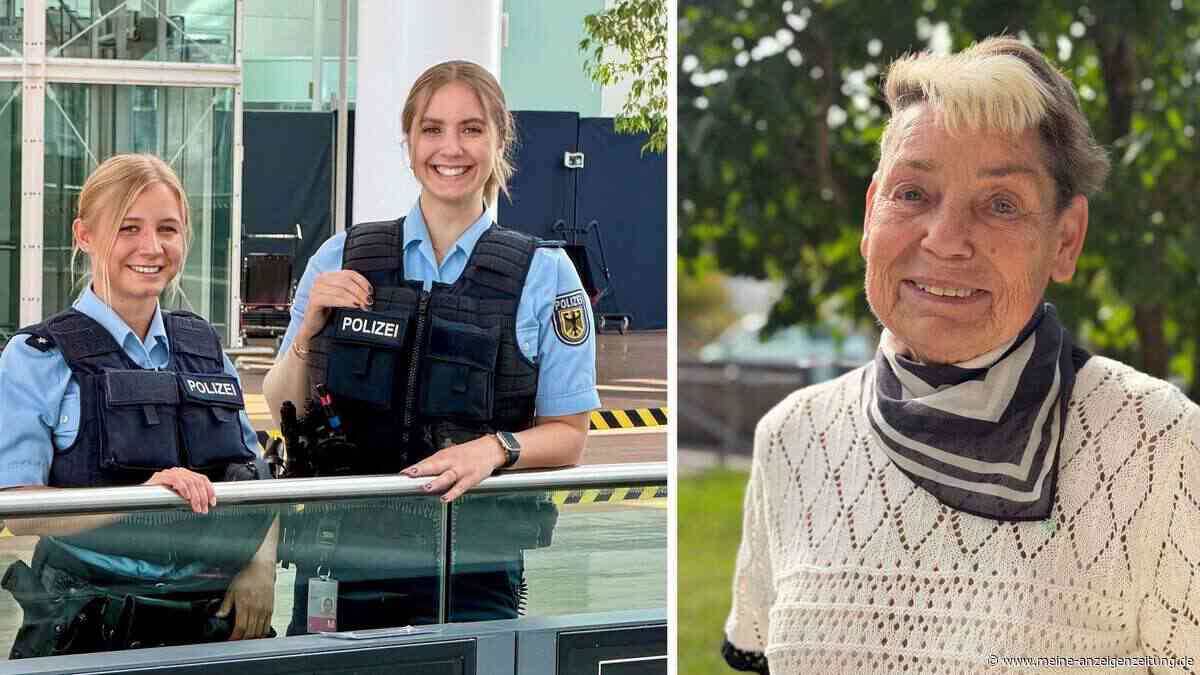 Lufthansa für Rentnerin aufgehalten: Flughafen-Polizistinnen helfen 81-Jähriger aus der Not