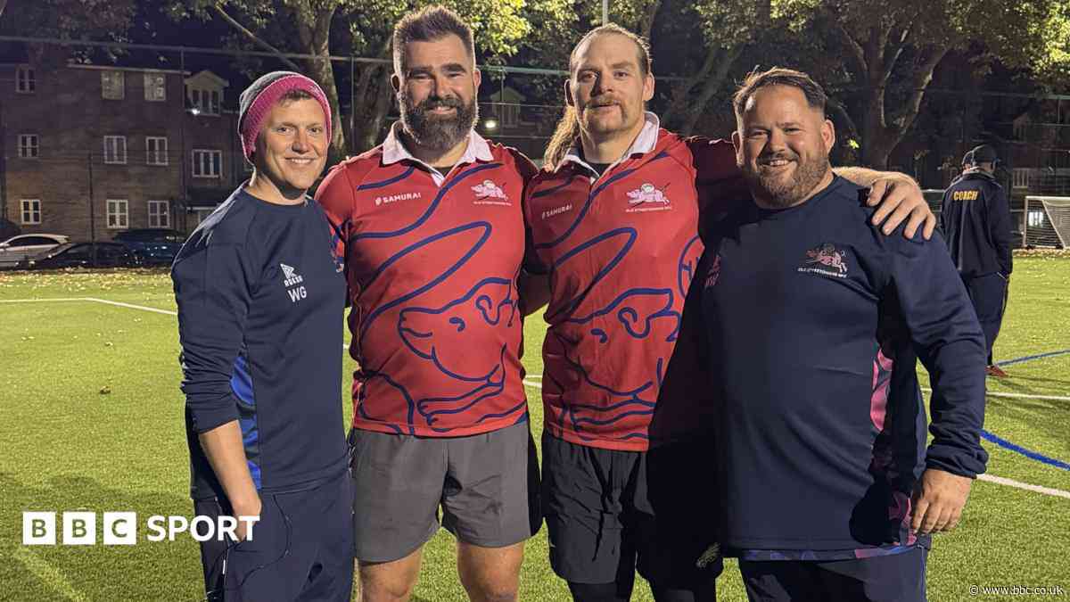 'Ran through me' & 'good value in pub' - ex-NFL star Kelce tries rugby