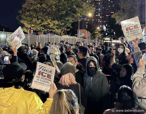 Protest erupts in Marble Hill after ICE agent shoots and injures Bronx man