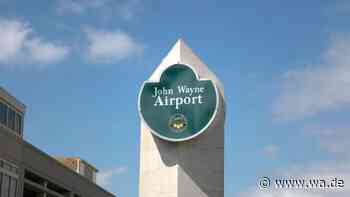 Großeinsatz am John-Wayne-Flughafen wegen Amokfahrt eines Flugpassagiers auf dem Rollfeld