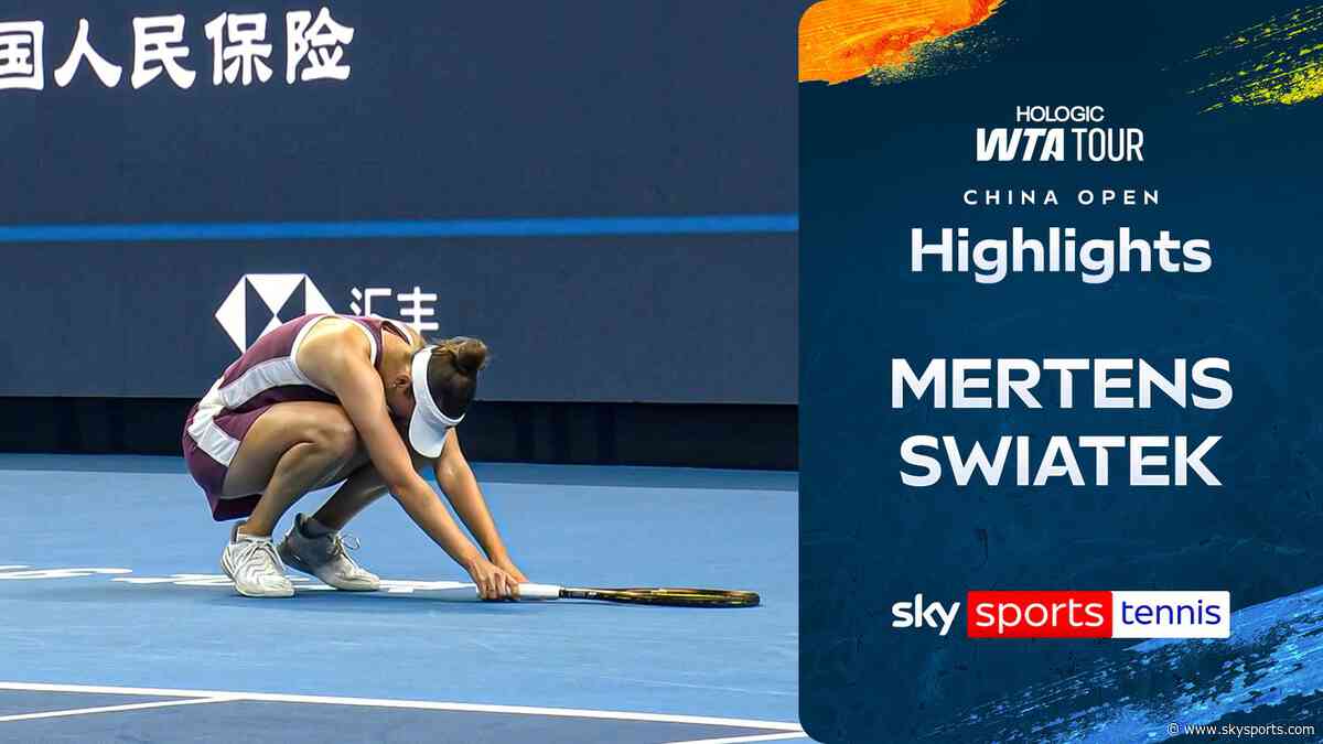 Mertens stuns Swiatek to reach China Open semi-finals