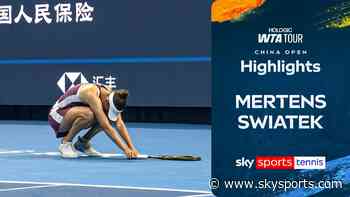 Mertens stuns Swiatek to reach China Open semi-finals