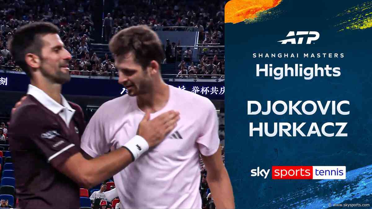 Hurkacz defeats Djokovic for first time in nine meetings