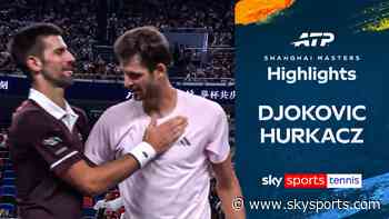 Hurkacz defeats Djokovic for first time in nine meetings