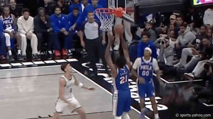 Joel Embiid’s preseason disaster raises scary questions for the 76ers