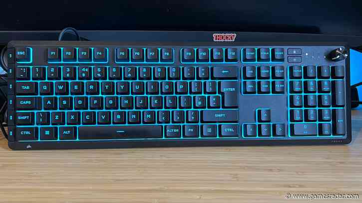 The Corsair Skiff 100 Plus's rubber domes bring smooth silence to the membrane market
