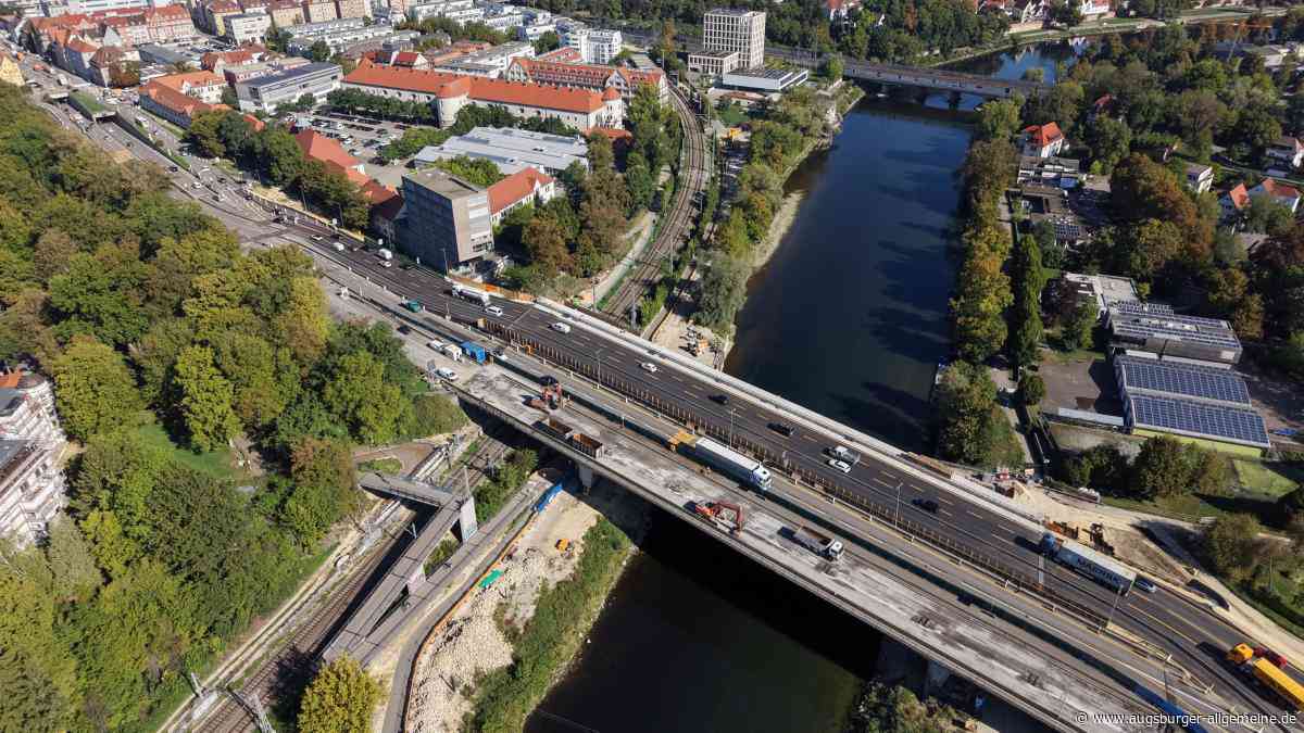 Bauarbeiten auf der B10: Auf der Adenauerbrücke wird eine Spur gesperrt