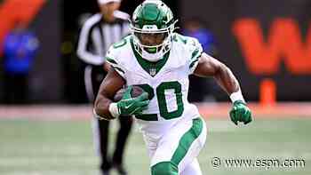 Sputtering Jets offense without RB Hall, WR Mitchell vs. Browns