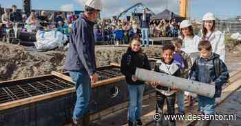 De bouw van de nieuwe Montessorischool Het Koraal in Harderwijk is begonnen