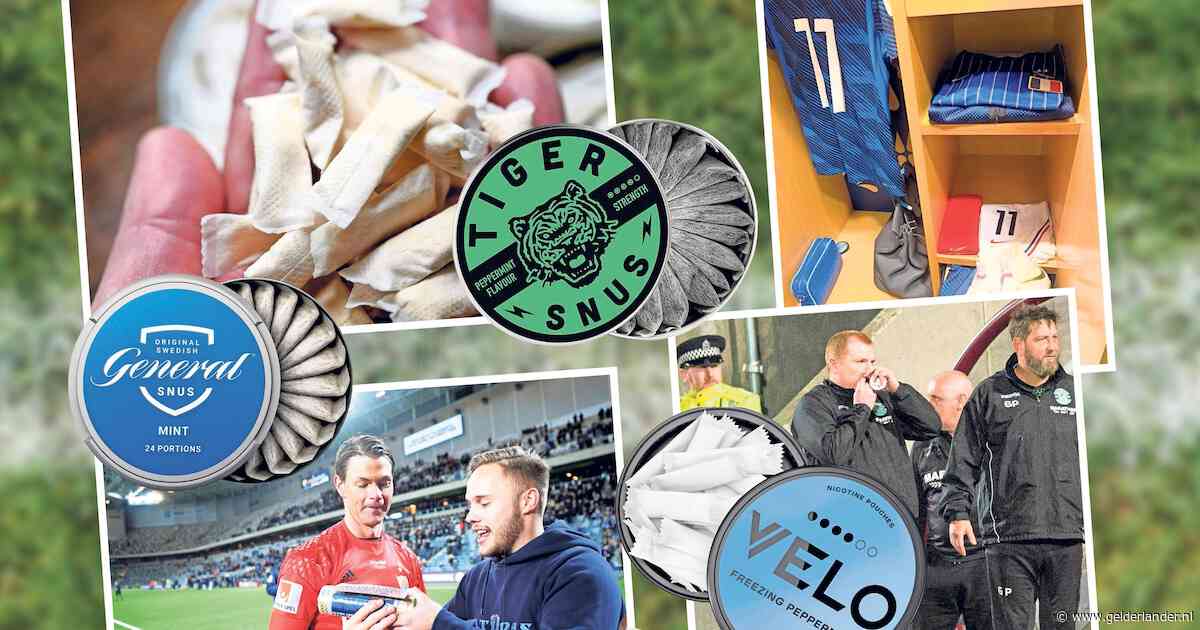 Clubartsen noemen snusgebruik in voetbal zorgelijk: 'Bij sommigen zie je de benen trillen'