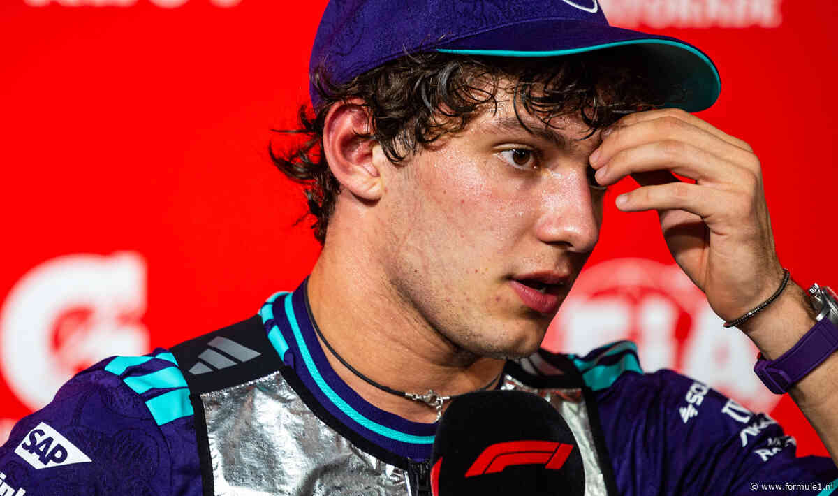 Kimi Antonelli vreest voor ‘lastig’ weekend: ‘Hoop dat Mercedes iets uit de hoge hoed tovert’