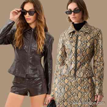 A Matching Leather Set Is the Best Outfit for Fall