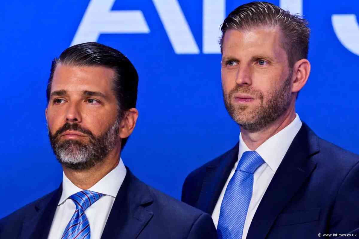 Trump's Sons Face Pentagon Probe Demands as Firms They Back Win $6 Billion in Defence Deals