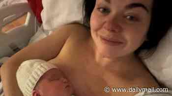 Scarlett Moffatt gives birth! Gogglebox star reveals she's welcomed her second child with fiancé Scott Dobinson as she shares son's adorable name