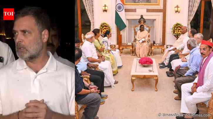 Rahul Gandhi's claim that President Murmu accepted 'vote theft' allegation incorrect: Report